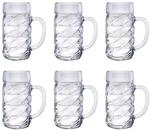 ich-zapfe.de Bierglas, Bierkrug, Ma&szlig;krug, Bierseidel 6er Set Biergl&auml;ser,...