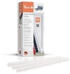 Peach Plastikbinder&uuml;cken A4-12mm - 95 Blatt - 100 St&uuml;ck - wei&szlig; - PB412-01