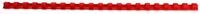 GBC 4028660 Binder&uuml;cken Plastik, A4, 21 Ringe, 16 mm, 145 Blatt, 100 St&uuml;ck, rot