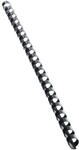 Peach Plastikbinder&uuml;cken A4-8mm f&uuml;r 45 Blatt - 100 St&uuml;ck schwarz | Premium