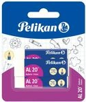 Pelikan AL20 Kunststoff-Radierer, 6,5x1,2x2,1cm, weiss, 3 St&uuml;ck | Pelikan AL20 3 x