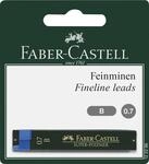 FABER-CASTELL 122298 - Feinmine Super Polymer, H&auml;rtegrad B, 0.7 mm, 24 Minen