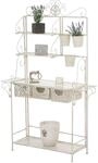 CLP XL-Pflanzenregal SHINE I Blumenregal mit 4 Ablagefl&auml;chen und extra...
