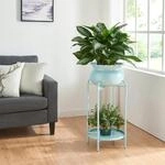 [en.casa] Blumenst&auml;nder Altena Pflanzenst&auml;nder mit Blumentopf und Ablage...