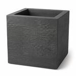 BigDean 2 St&uuml;ck Blumentopf Gross draussen quadratisch 39x39cm Gross | Made in...