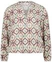 Cartoon Damen Casual-Bluse mit Muster