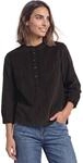 Street One Damen Langarm Cordbluse mit R&uuml;schendetails