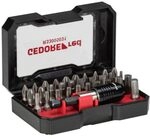 GEDORE red Bit-Box 1/4' 32-teilig / 6-kant SW 3 4 5 1/4' Schlitz 0,6x4,5 1,0x5,5