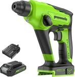 Greenworks GD24SDS2 Akku Bohrhammer SDS mit b&uuml;rstenlosem Motor, 0-1000 U/min,