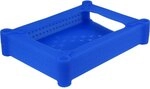 Inter-Tech 88885385 AC Schutzh&uuml;lle KP004 3,5", Silikon, Blau