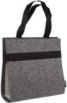 DuneDesign Filz Ordnertasche 31x34x9 cm Ordnerh&uuml;lle Unitasche Ordnermappe Grau