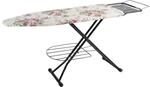 Relaxdays B&uuml;gelbrett f&uuml;r Dampfb&uuml;geleisen, 110 x 33 cm, h&ouml;henverstellbar,