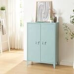 [en.casa] Metallschrank Orip&auml;&auml; Wohnzimmerschrank 110 x 75 x 33 cm Aktenschrank