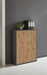 Aktenschrank in Anthrazit Artisan Eiche Office Edition abschlie&szlig;bar als