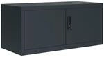 vidaXL Aktenschrank Anthrazit 90x40x40 cm Stahl