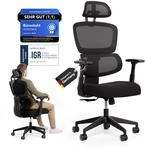 Move B&uuml;rostuhl ergonomisch bis 150kg (Testsieger) - 5 Jahre Garantie 