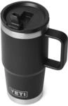 YETI Rambler Reisetrinkhalmtasse Mit Farblich Passendem Trinkhalmdeckel, Black,...