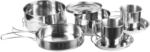 Mil-Tec Camping Koch‑Set Edelstahl &bull; Edelstahl Outdoor Kochgeschirr &bull;...