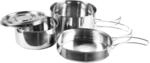Mil-Tec Camping Koch‑Set Edelstahl &bull; Edelstahl Outdoor Kochgeschirr &bull;...