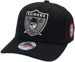 Mitchell & Ness NFL Blackout Classic Red Basecap | gebogenes Visier | Snapback
