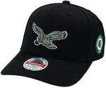 Mitchell & Ness NFL Blackout Classic Red Basecap | gebogenes Visier | Snapback