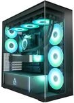ARCTIC Xtender Black (Clear Glass) - PC-Geh&auml;use, Geh&auml;rtetes Panorama-Glas |...