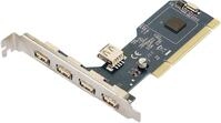 MicroConnect &ndash; 4 + 1 PCI-Karte USB 2.0 Port (nec2.0 mc-usb)