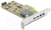 Delock Serieller Adapter・PCIe 4.0 x4 Low-Profile (91372)