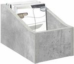 vidaXL LP Plattenbox Betongrau 18 x 32 x 18 cm Holzwerkstoff | Holzwerkstoff...