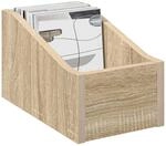 vidaXL LP Plattenbox Sonoma-Eiche 18 x 32 x 18 cm Holzwerkstoff | Holzwerkstoff...