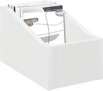 vidaXL LP Plattenbox Wei&szlig; 18 x 32 x 18 cm Holzwerkstoff | Holzwerkstoff sorgt...