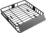 HOMCOM Dachgep&auml;cktr&auml;ger Windschutz Trucks 110,5 x 99,5 x 18,5cm Schwarz |...