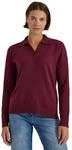 Cecil Damen 3018122 Langarm Pullover mit Polokragen (1er Pack)