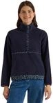 Cecil Damen Fleece-Pullover mit Leo-Details