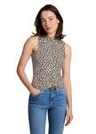 Tom Tailor Denim Damen Basic Top mit RIPP