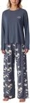 Schiesser Damen Schlafanzug lang - Casual Fashion