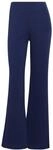 adidas Damen Soft Lux Flared Pants, Dark Blue, L