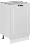 Vicco K&uuml;chenunterschrank R-Line, Wei&szlig; Landhaus/Wei&szlig; 50 cm | MDF-Front &middot; Ohne