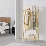 [en.casa] Garderobenst&auml;nder Keitele 150 x 60 x 42 cm Kleiderst&auml;nder mit...