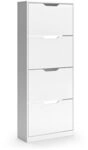 Vicco Schuhkipper Luca, Wei&szlig;, 59 x 146 cm mit 4 Kippf&auml;chern | mit 4 F&auml;chern
