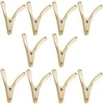 SOTECH 10 St&uuml;ck Kleiderhaken VOLTA 77 x 68 x 30 mm Messingoptik |...