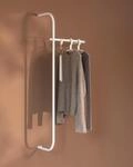 Metallbude Garderobe TAMINA - Wei&szlig; - Modern, minimalistisch, aus Metall - Zur