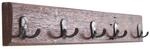 DESIGN DELIGHTS Vintage WANDGARDEROBE CASA | 60x8x5 cm (BxHxT), Recyclingholz,