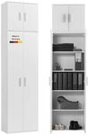 mokebo Mehrzweckschrank deckenhoch (230x60 cm) 'Der Extralange' Made in Germany...