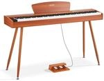 VEVOR Digitalpiano, 88 Tasten vollgewichtet anschlagdynamisch, E-Piano-Tastatur mit