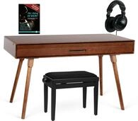 Classic Cantabile DP-730 WN Digitalpiano Walnuss Set - Tisch mit eingebautem...