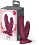 Fun Factory Ryde | Grinding Dildo aus Silikon | gerippter Dildo mit Saugfu&szlig; 