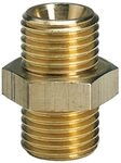 Original Einhell Doppelnippel R3/8'' AG (Kompressoren-Zubeh&ouml;r, aus Messing, passend