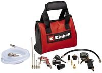 Einhell Original 15-tlg. Druckluft-Set mit Tasche | Kompressor Zubeh&ouml;r 