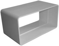 Flachkanal Rohrverbinder 220x90mm f&uuml;r Upmann System 150